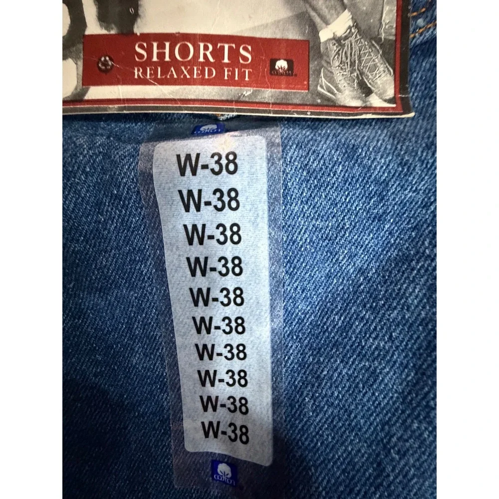 Vintage NWT Men's 38 Flying A Jeanswear Relaxed Fit Denim Shorts Blue Cotton